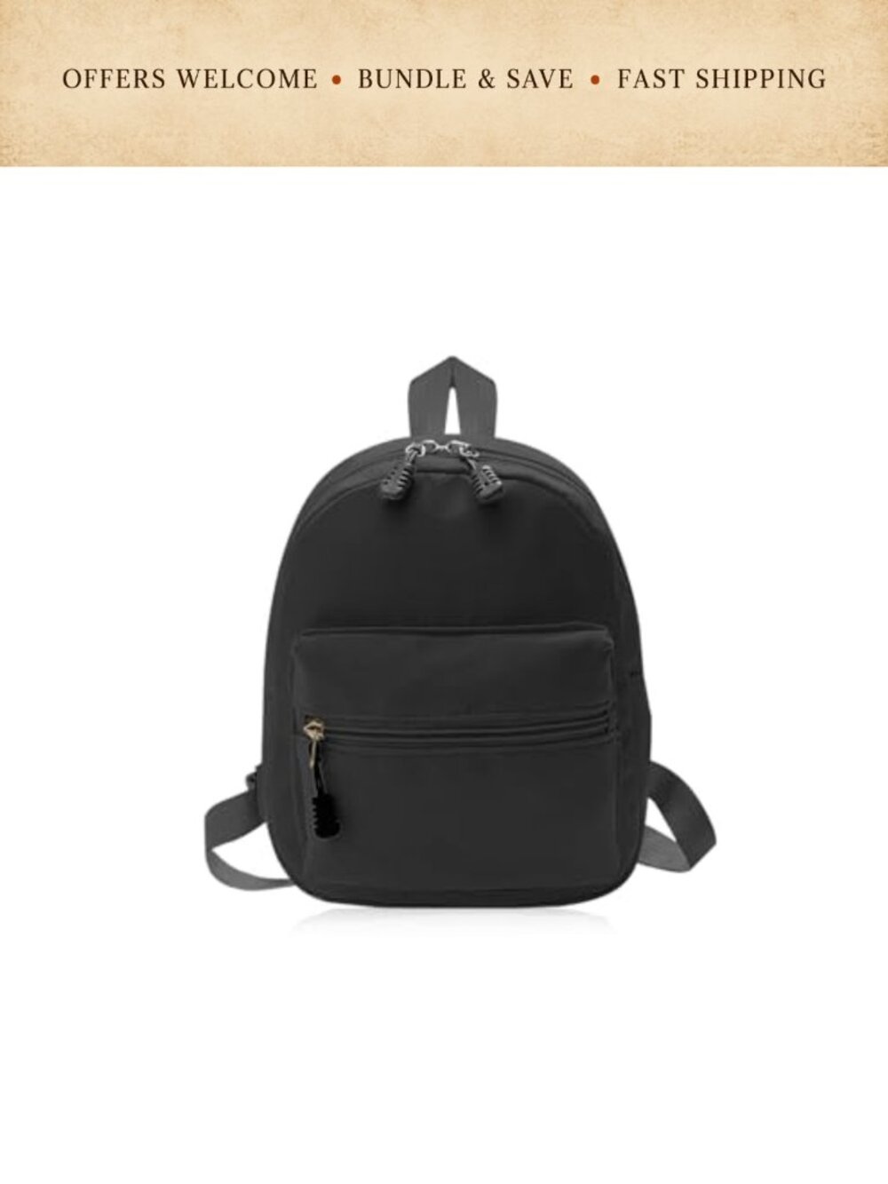 Nylon Backpack Mini Casual Daypack Adjustable Strap Lightweight Women Girls